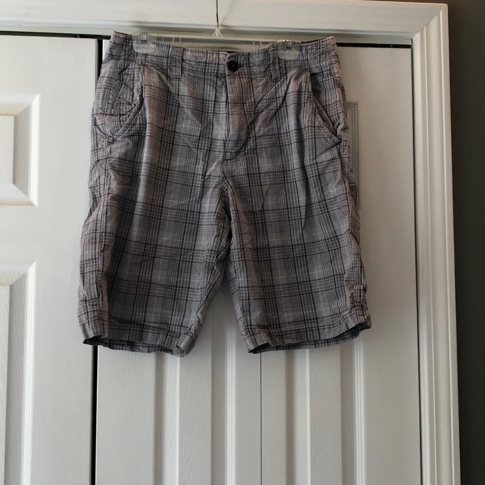 Grey patterned shorts